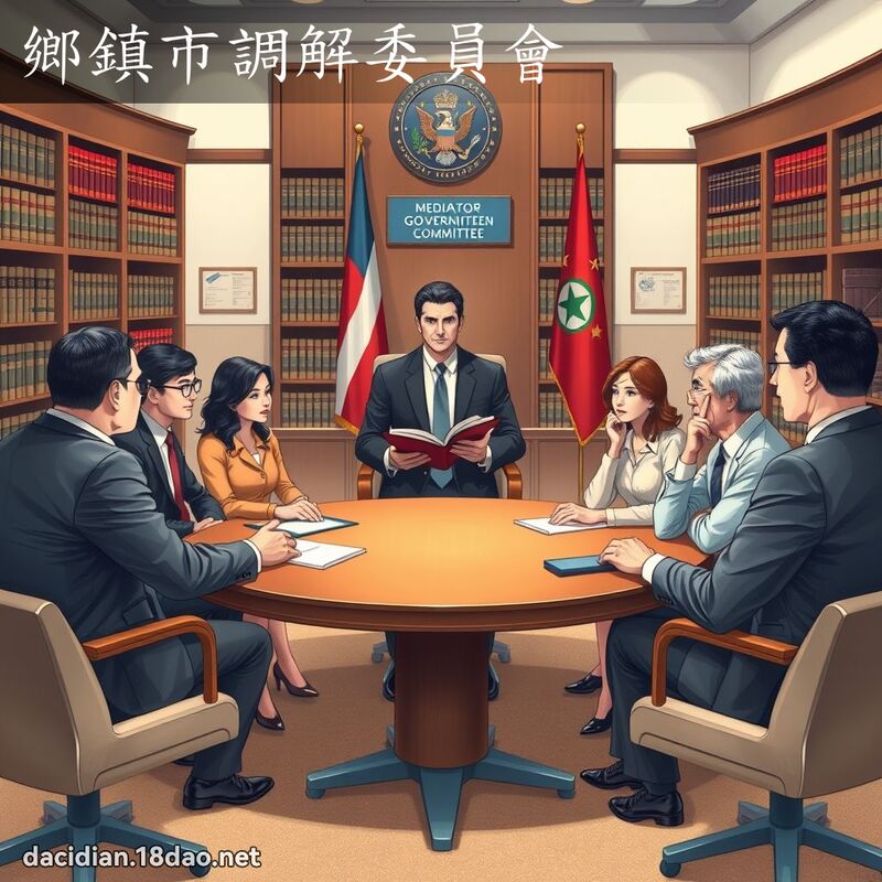 乡镇市调解委员会 - 国语大辞典配图
