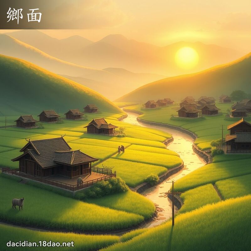 乡面 - 国语大辞典配图