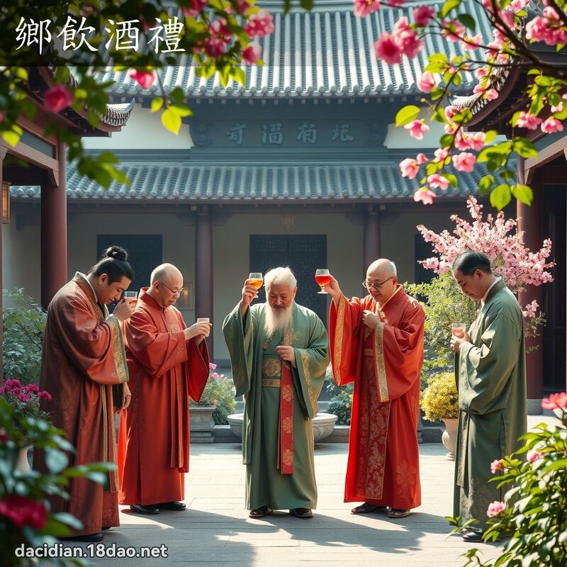 乡饮酒礼 - 国语大辞典配图