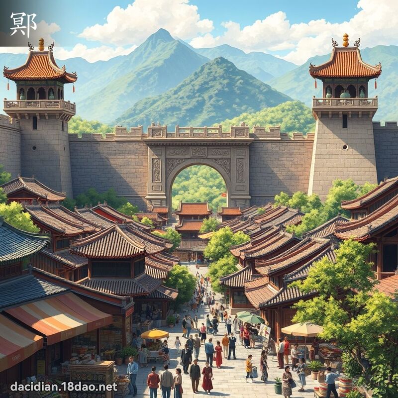 鄍 - 国语大辞典配图