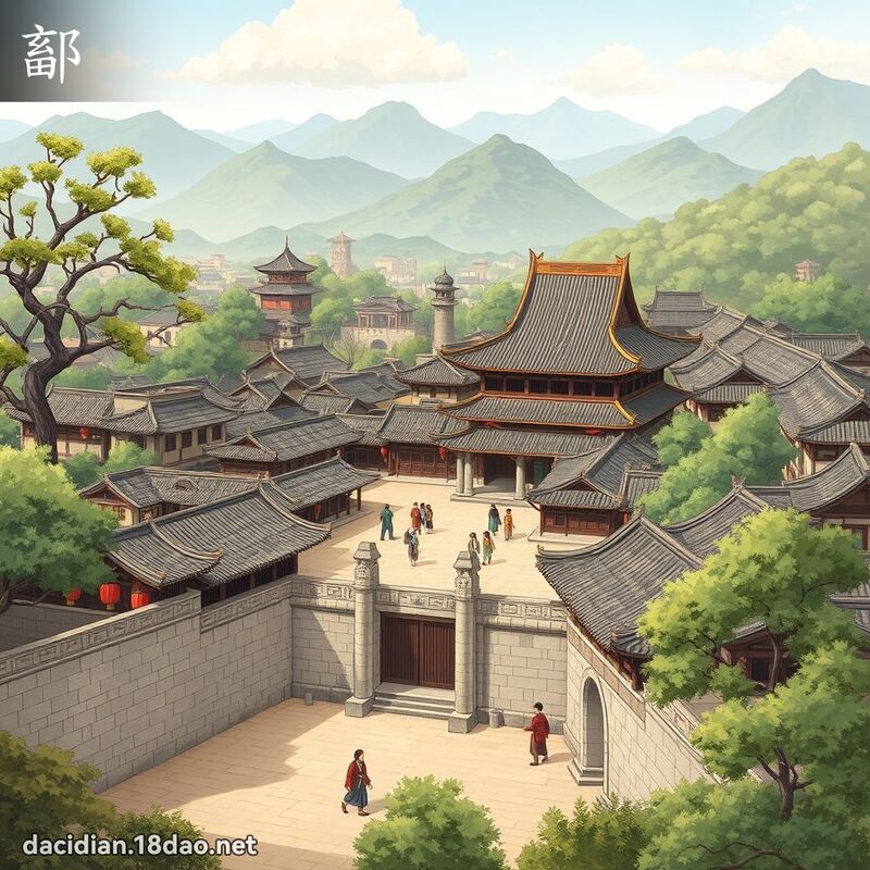 鄐 - 国语大辞典配图