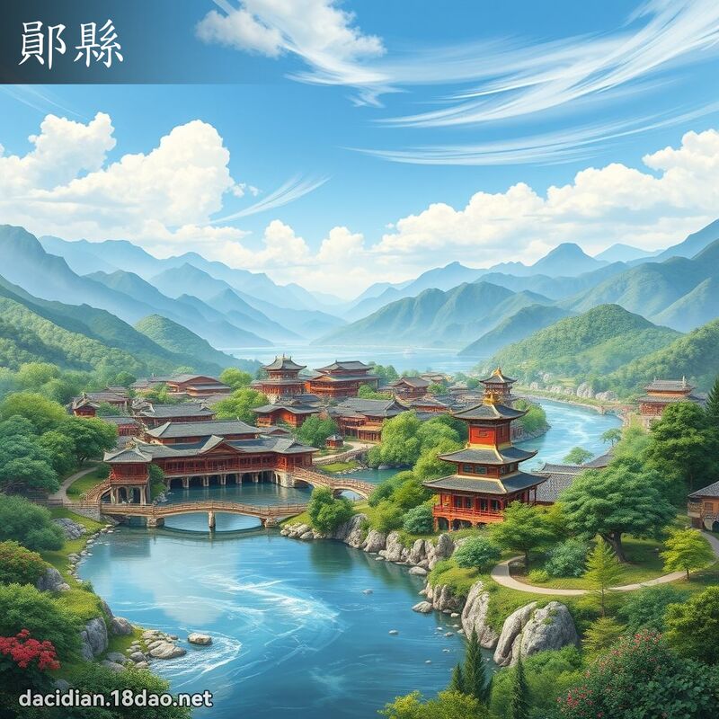 郧县 - 国语大辞典配图