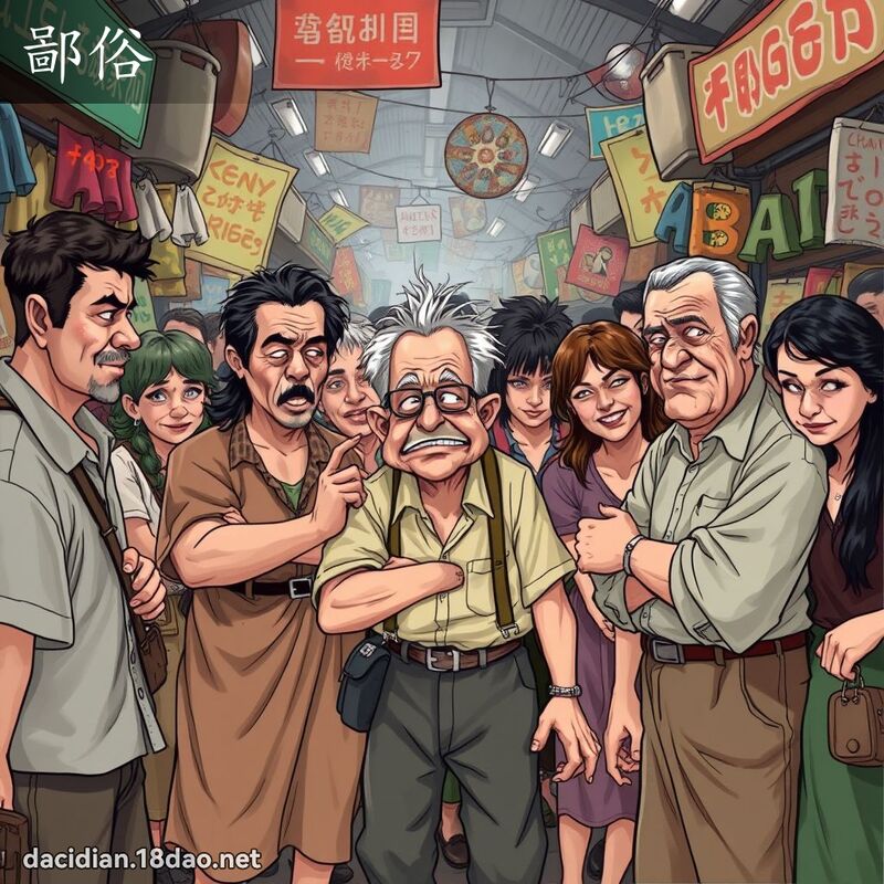 鄙俗 - 國語大辭典配圖
