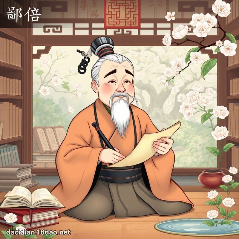 鄙倍 - 国语大辞典配图