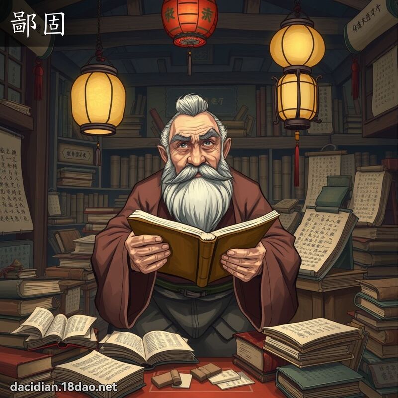 鄙固 - 國語大辭典配圖