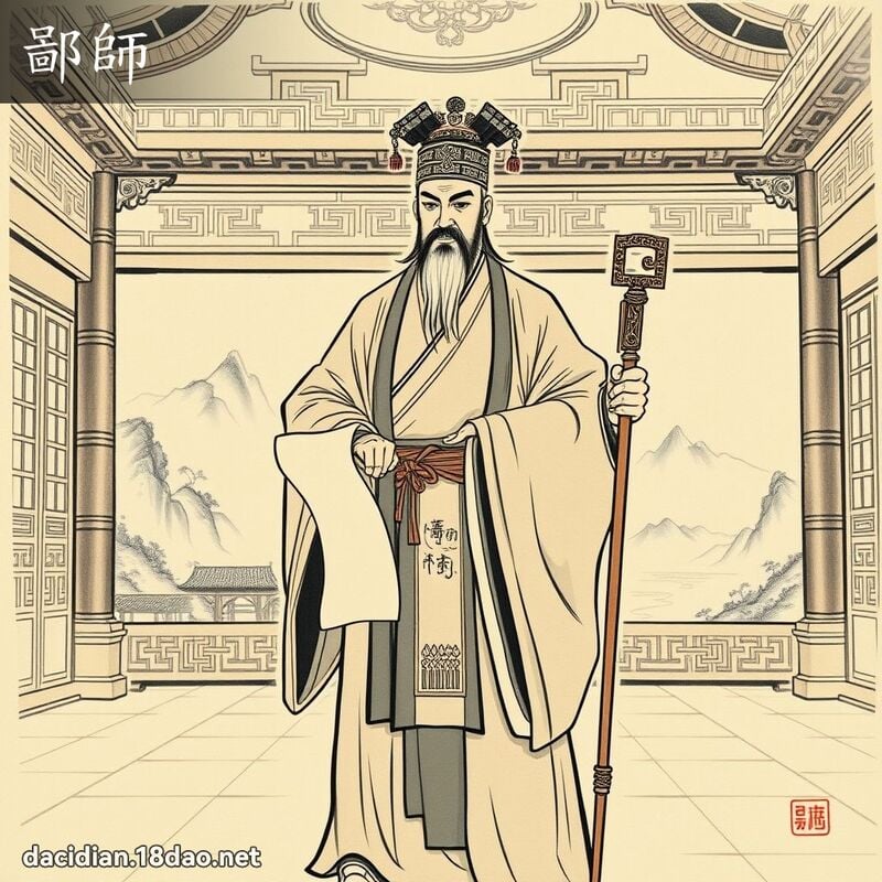 鄙师 - 国语大辞典配图