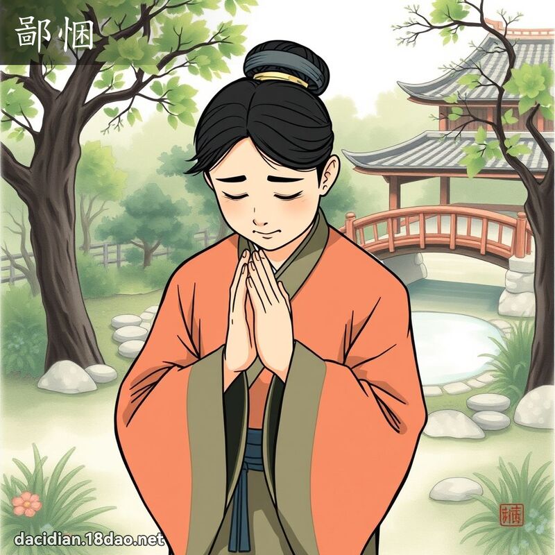 鄙悃 - 国语大辞典配图