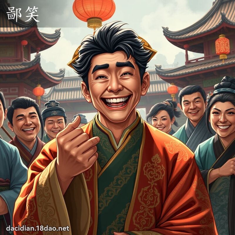 鄙笑 - 国语大辞典配图