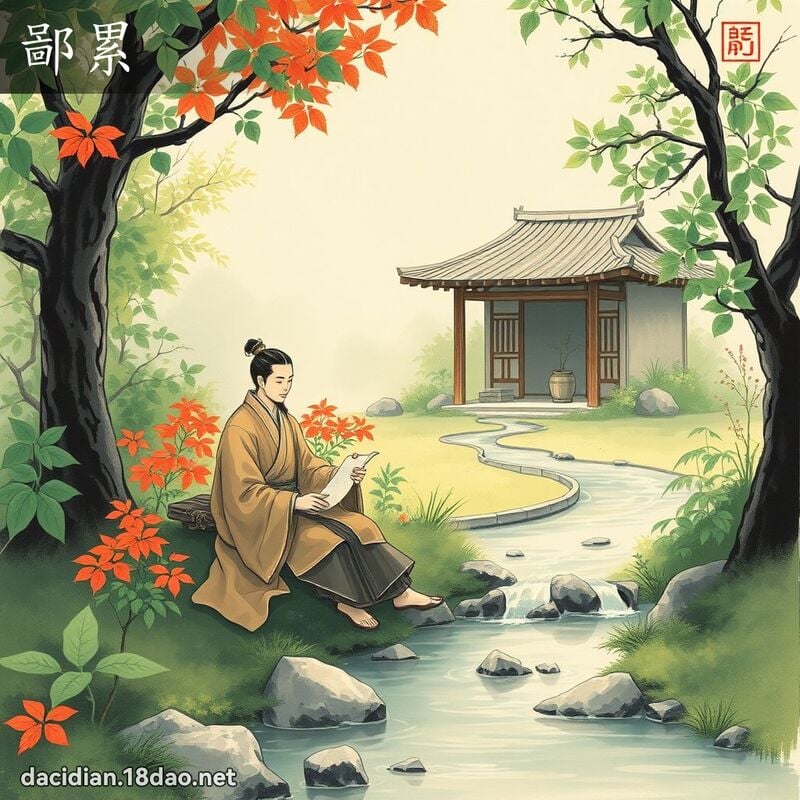 鄙累 - 国语大辞典配图