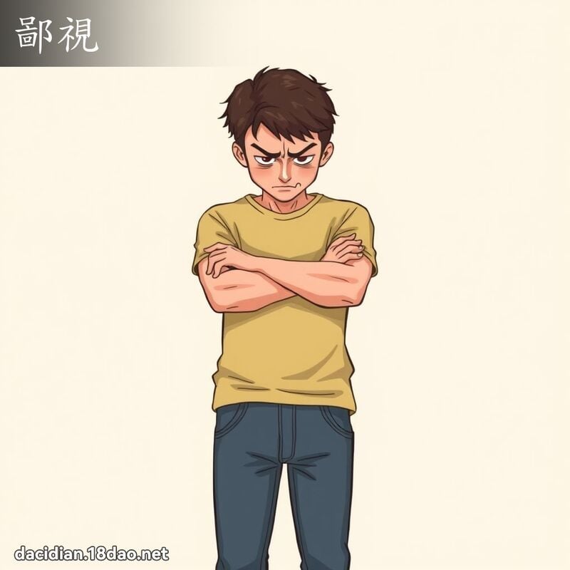 鄙視 - 國語大辭典配圖