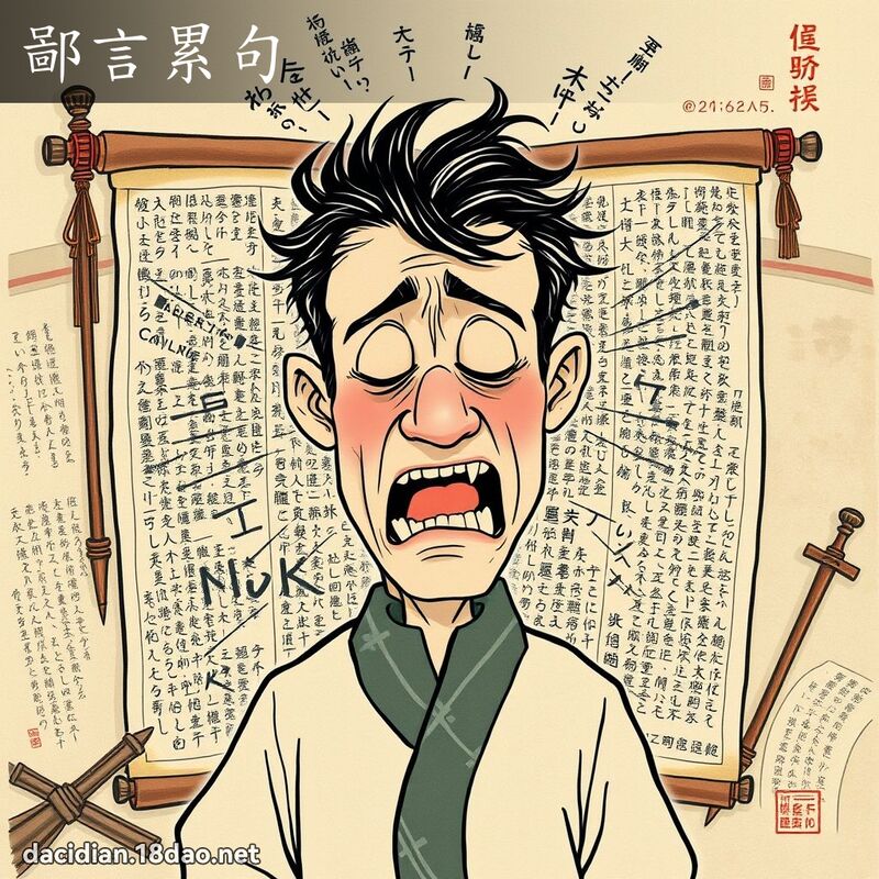 鄙言累句 - 國語大辭典配圖