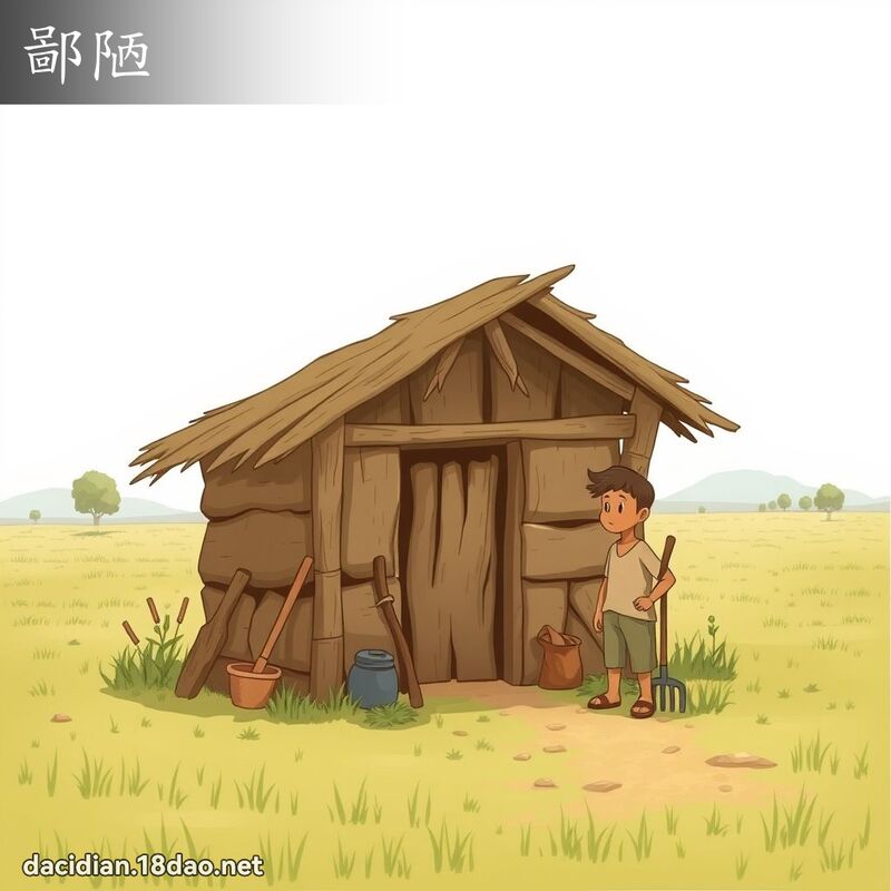 鄙陋 - 国语大辞典配图