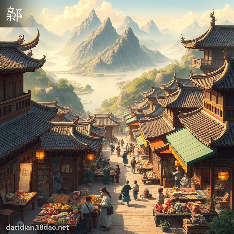 鄡 - 國語大辭典配圖