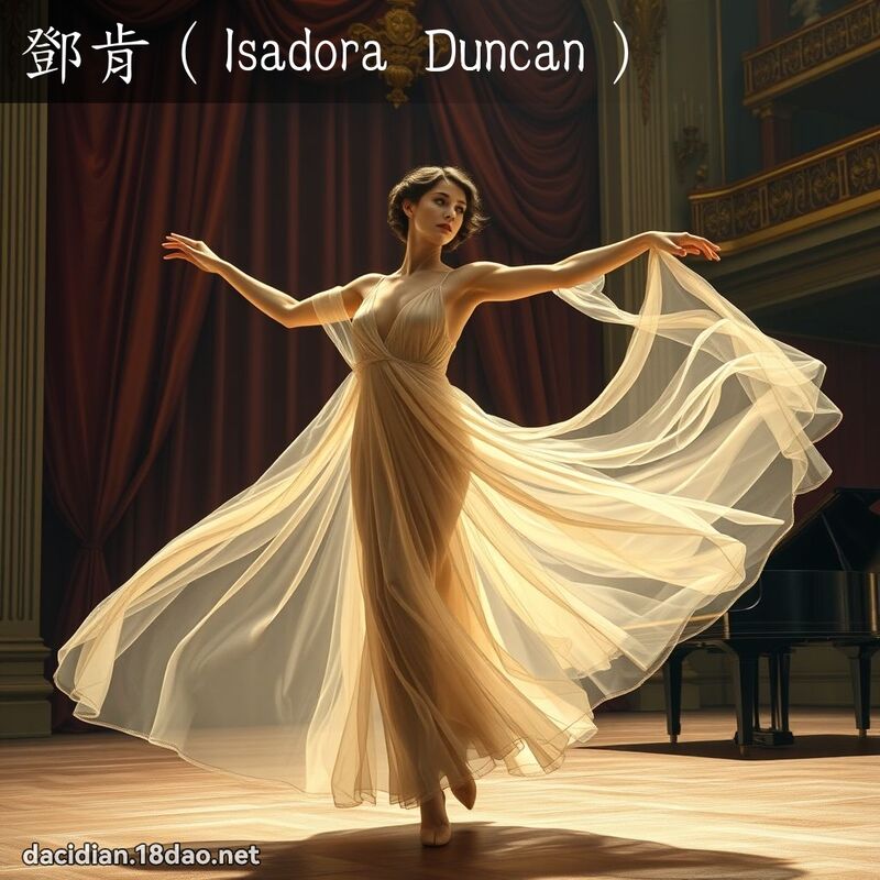 鄧肯（Isadora Duncan） - 國語大辭典配圖
