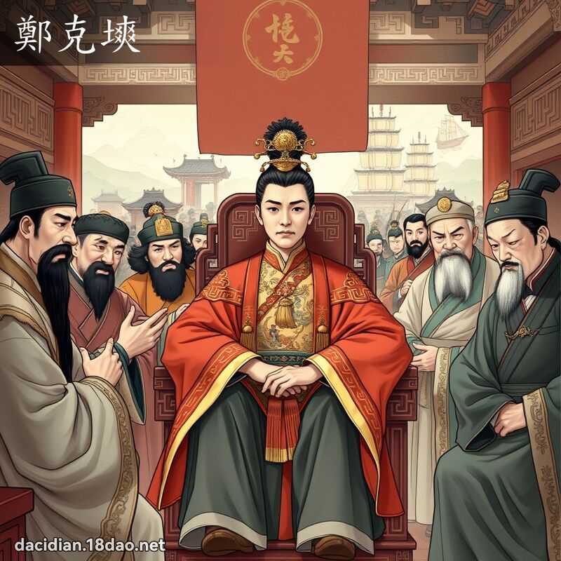 郑克塽 - 国语大辞典配图