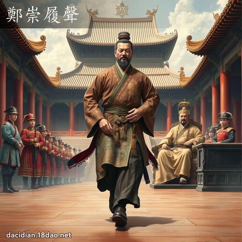 鄭崇履聲 - 國語大辭典配圖