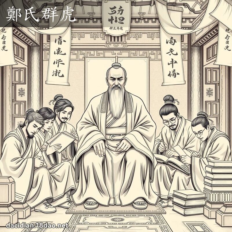 鄭氏群虎 - 國語大辭典配圖