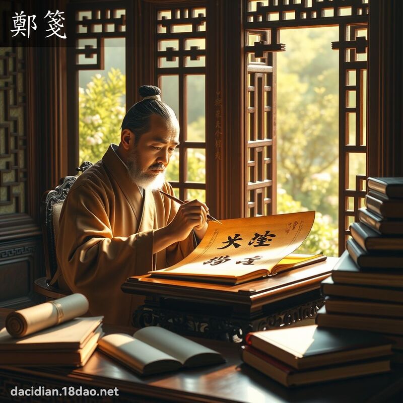 鄭箋 - 國語大辭典配圖