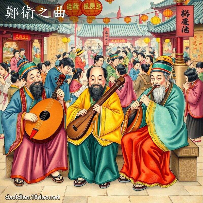 鄭衛之曲 - 國語大辭典配圖