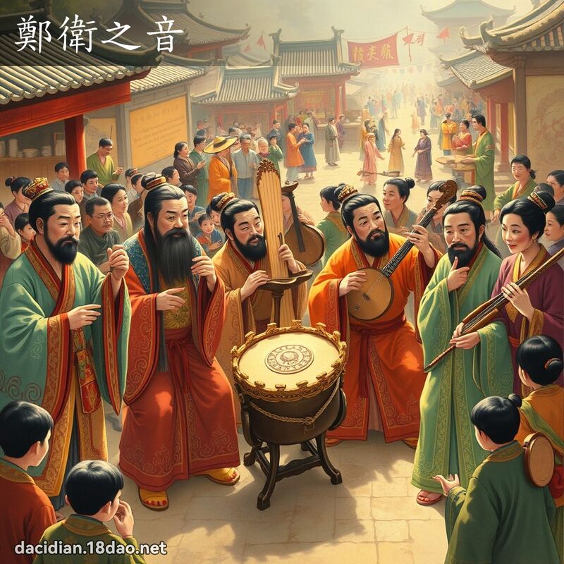 鄭衛之音 - 國語大辭典配圖