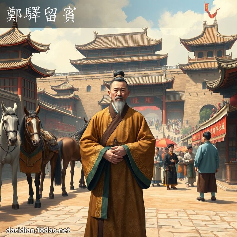 鄭驛留賓 - 國語大辭典配圖