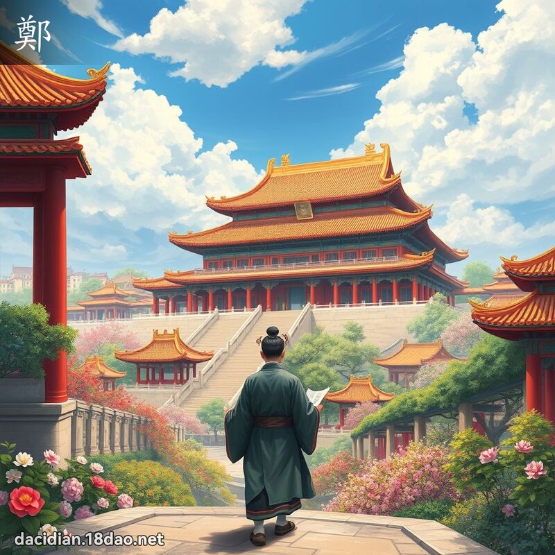 鄭 - 國語大辭典配圖