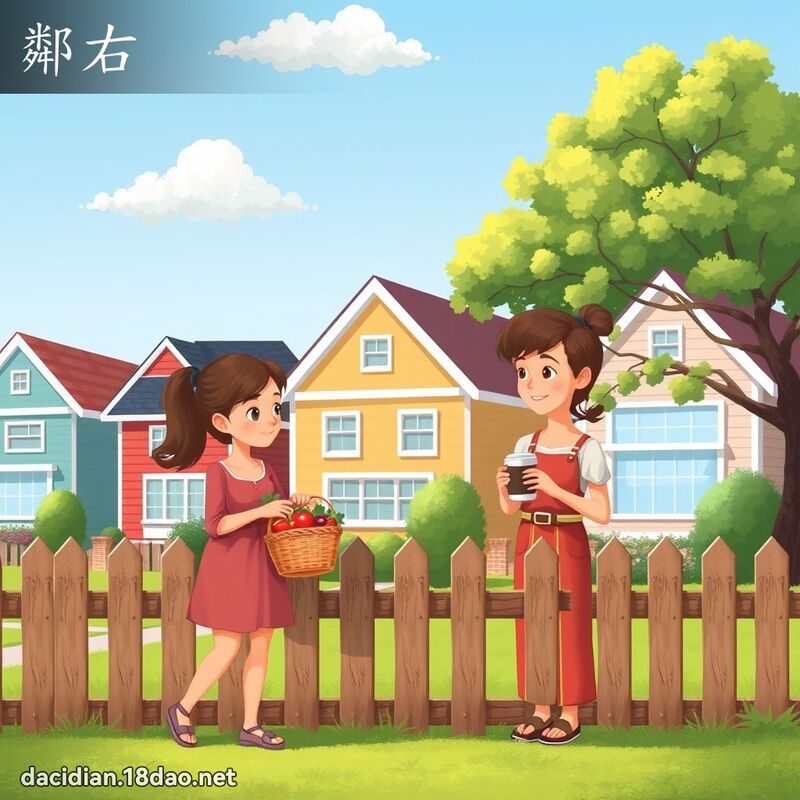 鄰右 - 國語大辭典配圖