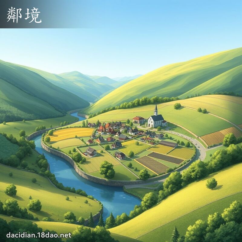 鄰境 - 國語大辭典配圖