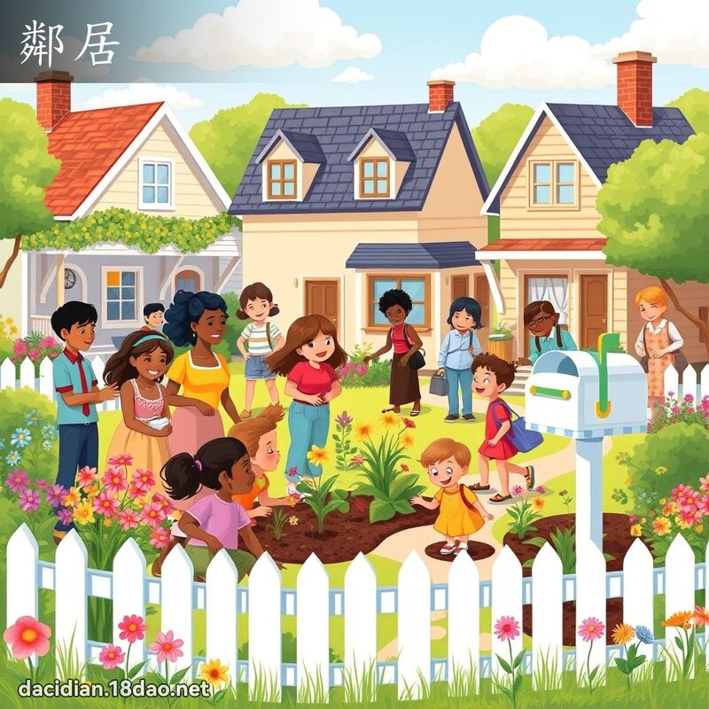 鄰居 - 國語大辭典配圖