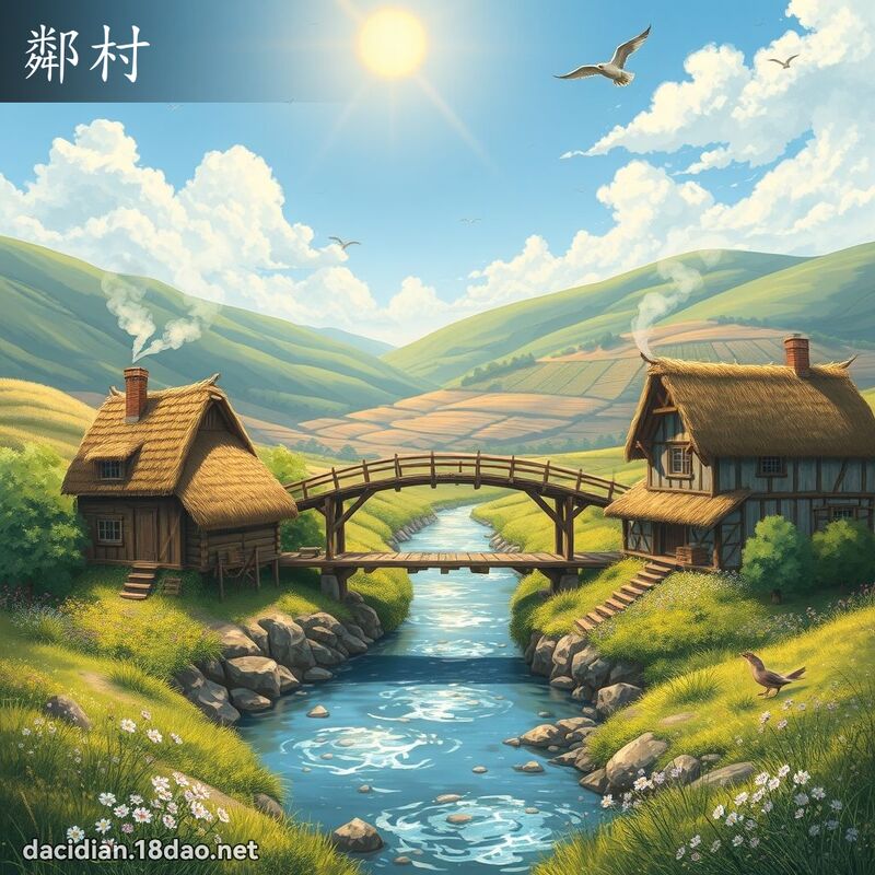 鄰村 - 國語大辭典配圖
