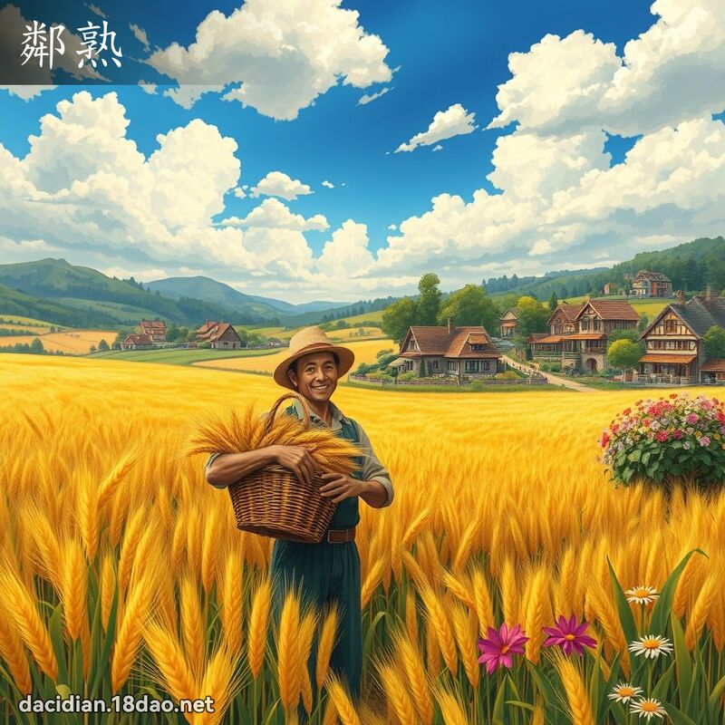 邻熟 - 国语大辞典配图