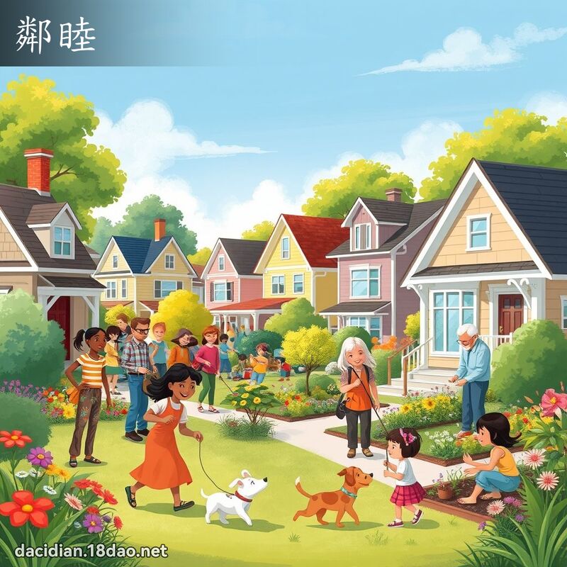邻睦 - 国语大辞典配图