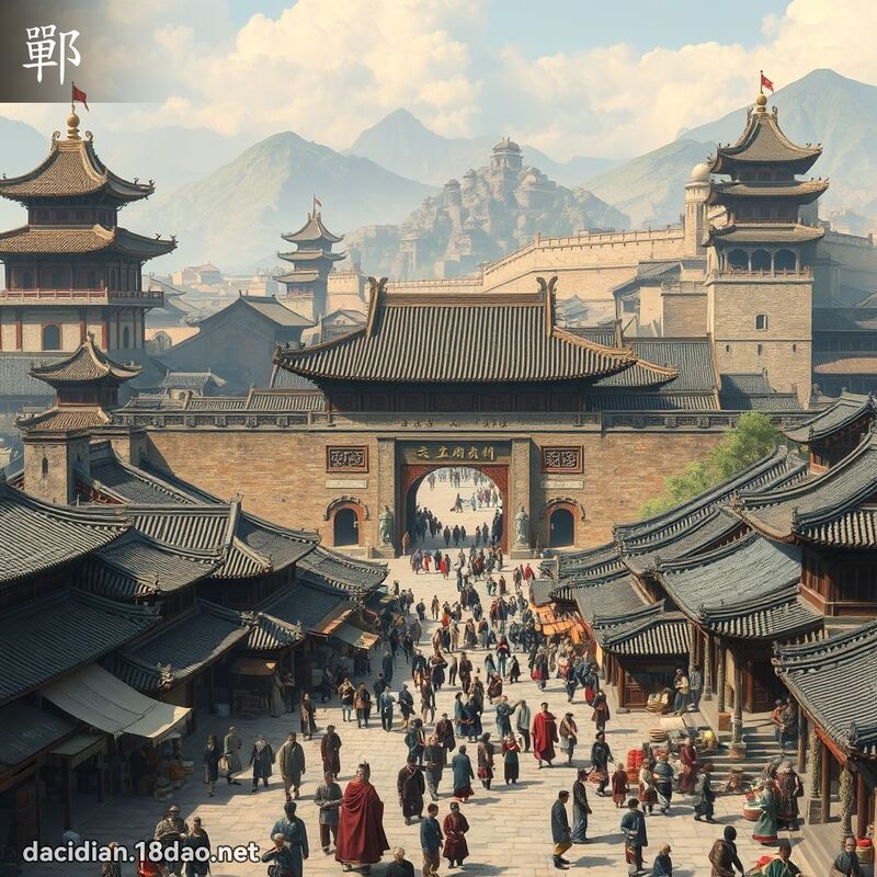 郸 - 国语大辞典配图
