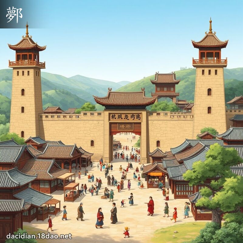鄸 - 國語大辭典配圖