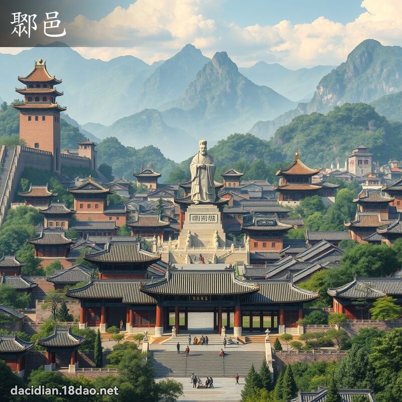 鄹邑 - 国语大辞典配图