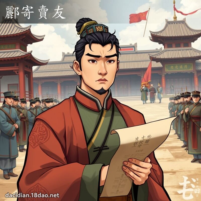 酈寄賣友 - 國語大辭典配圖