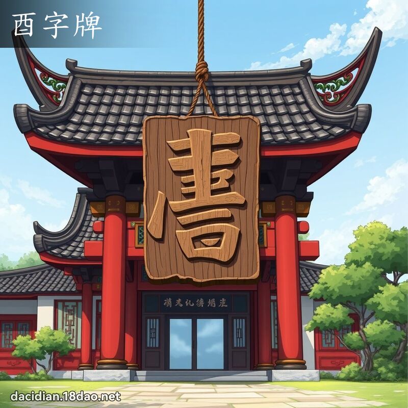 酉字牌 - 国语大辞典配图