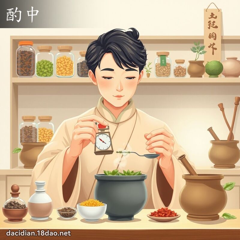 酌中 - 国语大辞典配图