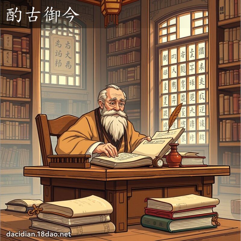 酌古御今 - 國語大辭典配圖