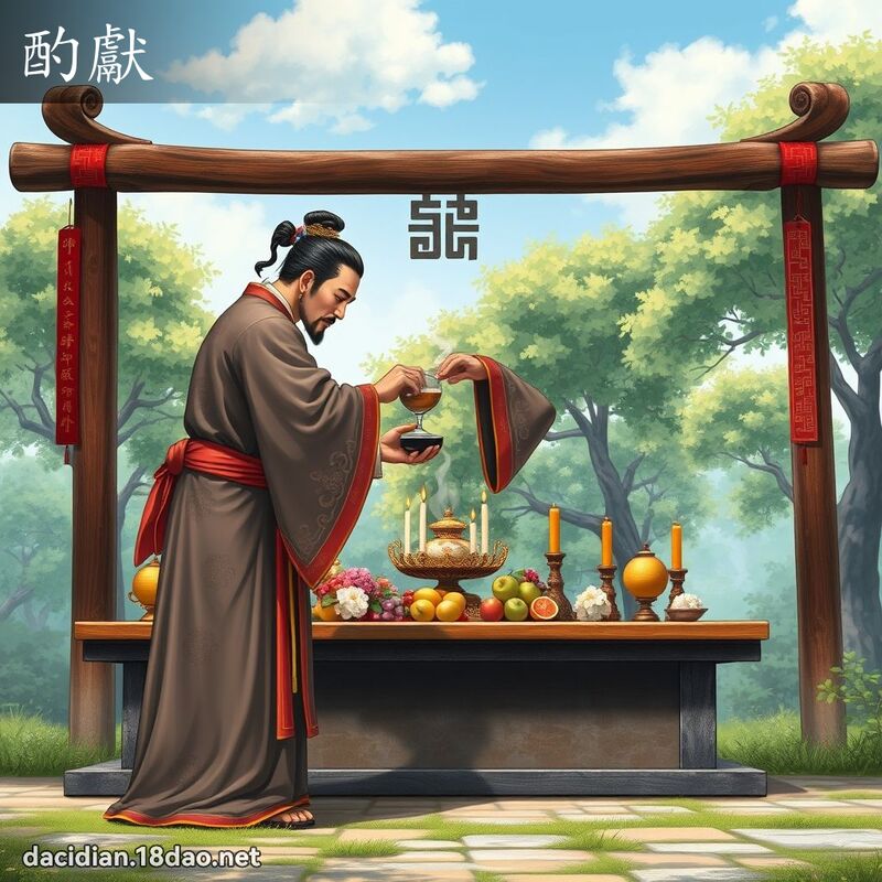酌献 - 国语大辞典配图