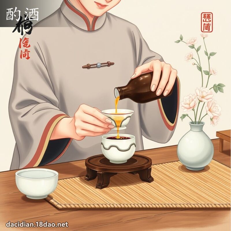 酌酒 - 國語大辭典配圖