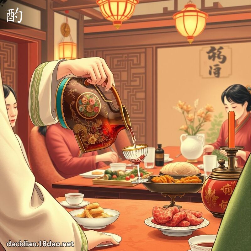酌 - 國語大辭典配圖