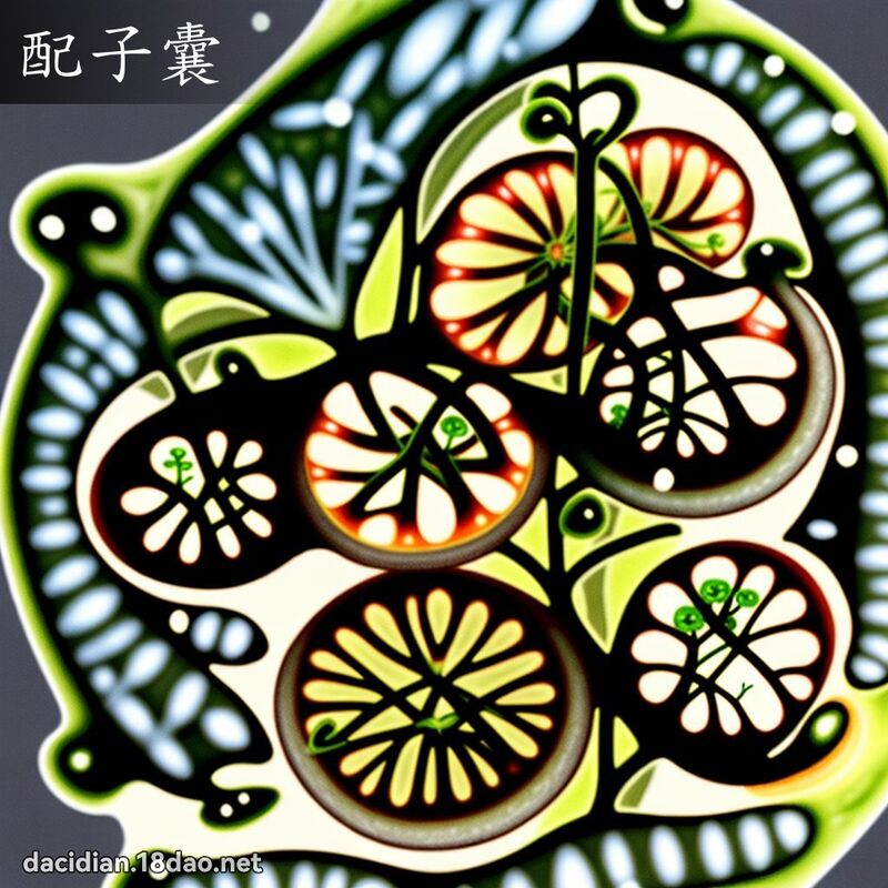 配子囊 - 国语大辞典配图