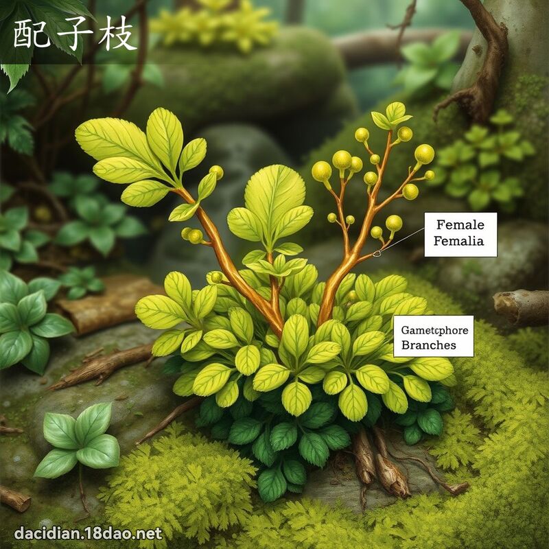 配子枝 - 國語大辭典配圖