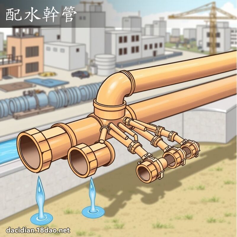 配水干管 - 国语大辞典配图