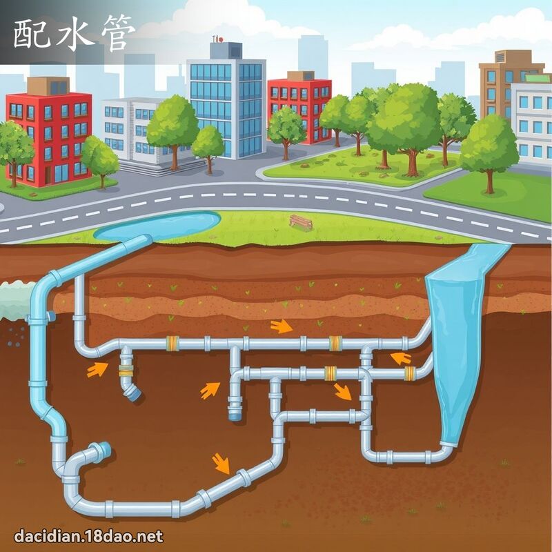 配水管 - 国语大辞典配图