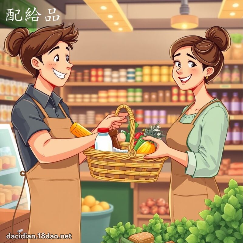配给品 - 国语大辞典配图