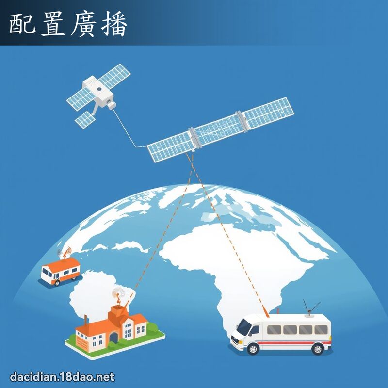 配置广播 - 国语大辞典配图
