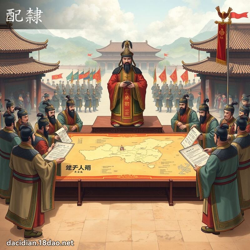 配隸 - 國語大辭典配圖