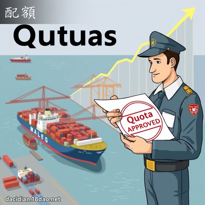 配額 - 國語大辭典配圖